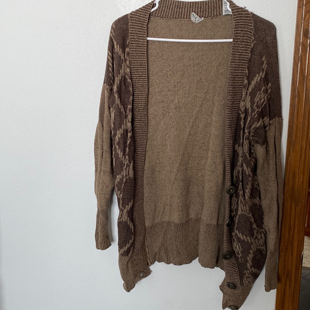 Women’s brown cardigan